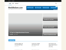 Tablet Screenshot of markmadsen.com